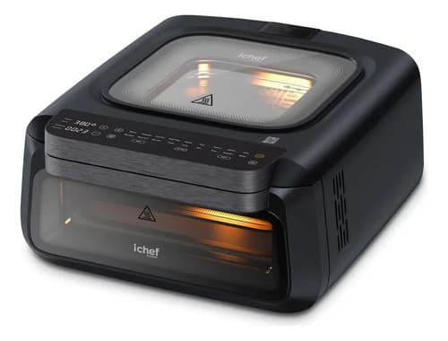 3 Em 1 - Master Kitchen Ichef  Airfryer, Forno E Pizza Preta 220v