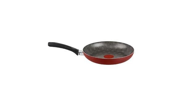 Frigideira Rochedo Facilita Vermelho 24cm com Antiaderente Resist  Limpa Fcil e Dura Mais reforado com partculas minerais ThermoSinal e Cabos Reforados