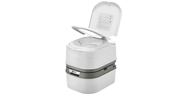 NTK Banheiro Eco Camp Comfort Vaso Sanitrio Ecolgico Porttil para Atividades ao Ar Livre Motorhome 24 Litros com Suporte para Papel Higinico
