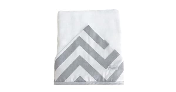 Biramar Baby Toalha De Banho Para Beb Fralda Com Capuz Brooklyn Chevron Cinza Cinza