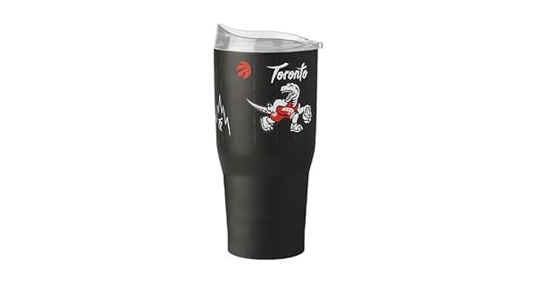 FANMATS Copo de ao inoxidvel NBA Toronto Raptors City Edition 8505 g  Revestimento em p de parede dupla isolado e durvel  Design City Edition mantm as bebidas quentes e frias por horas