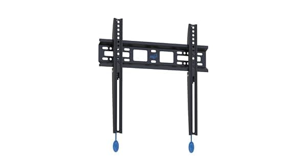 ELG N01V4 Suporte Fixo de Parede para TVs de 32 a 77 Compatvel com TVs Curvas e Planas Feito em Ao Carbono Suporta At 50kg Preto