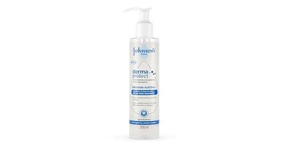 Sabonete Nutritivo Johnsons Baby Derma Protect 200ml  Preserva a Barreira da Pele Desde o Primeiro Dia Peles Sensveis
