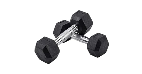 Dumbbell Sextavado 20kg  Liveup