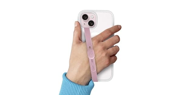 Geonav Fita Salva Celular Safe Grip Suporte Protetor em Silicone Resistente Com Ajuste Rosa