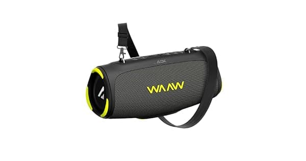 WAAW by Alok Caixa de Som Bluetooth Boom 110  Prova Dgua e At 26 Horas de Autonomia Boombox Tecnologia TWS 40W RMS