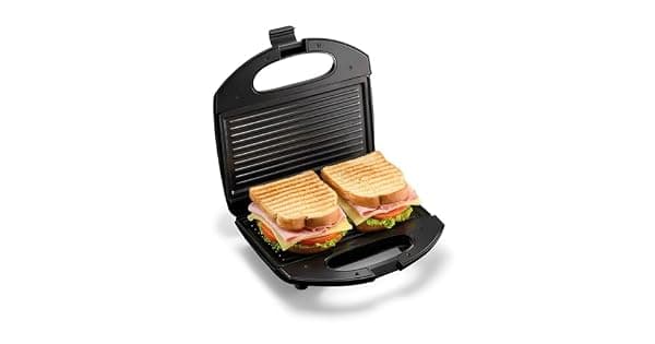 Sanduicheira Brunch Time 2 em 1 Elgin Sanduicheira e Grill Antiaderente Preta 110V Moderno