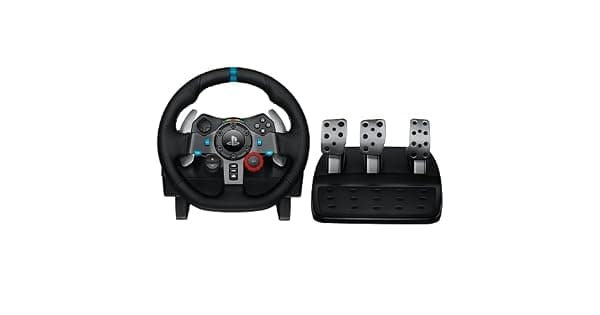 Volante e Pedais Logitech G29 Driving Force com Force Feedback para PS5 PS4 PS3 e PC
