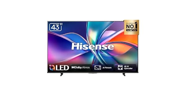 Hisense Smart TV 4K HiQLED 43 Polegadas 43Q6QVV