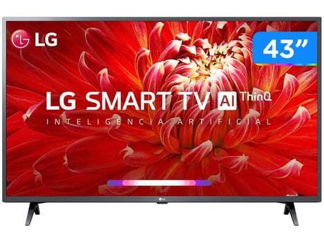 Smart TV 43” Full HD LED LG 43LM6370 60Hz - Wi-Fi Bluetooth HDR 3 HDMI 2 USB - Smart Tv - Magazine Afadadaspromos