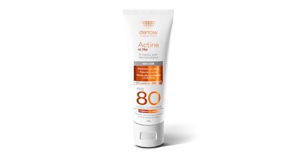 Protetor Solar Darrow Actine Ultra FPS 80