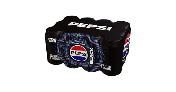 Refrigerante Pepsi Zero BLACK Lata 350Ml Pack 12 Unidades
